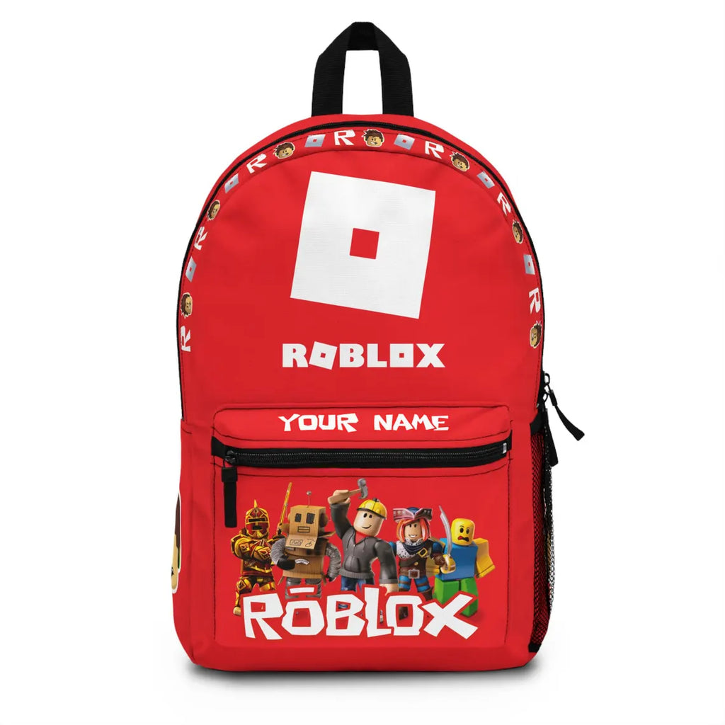 Personalized Roblox Backpack Team Red