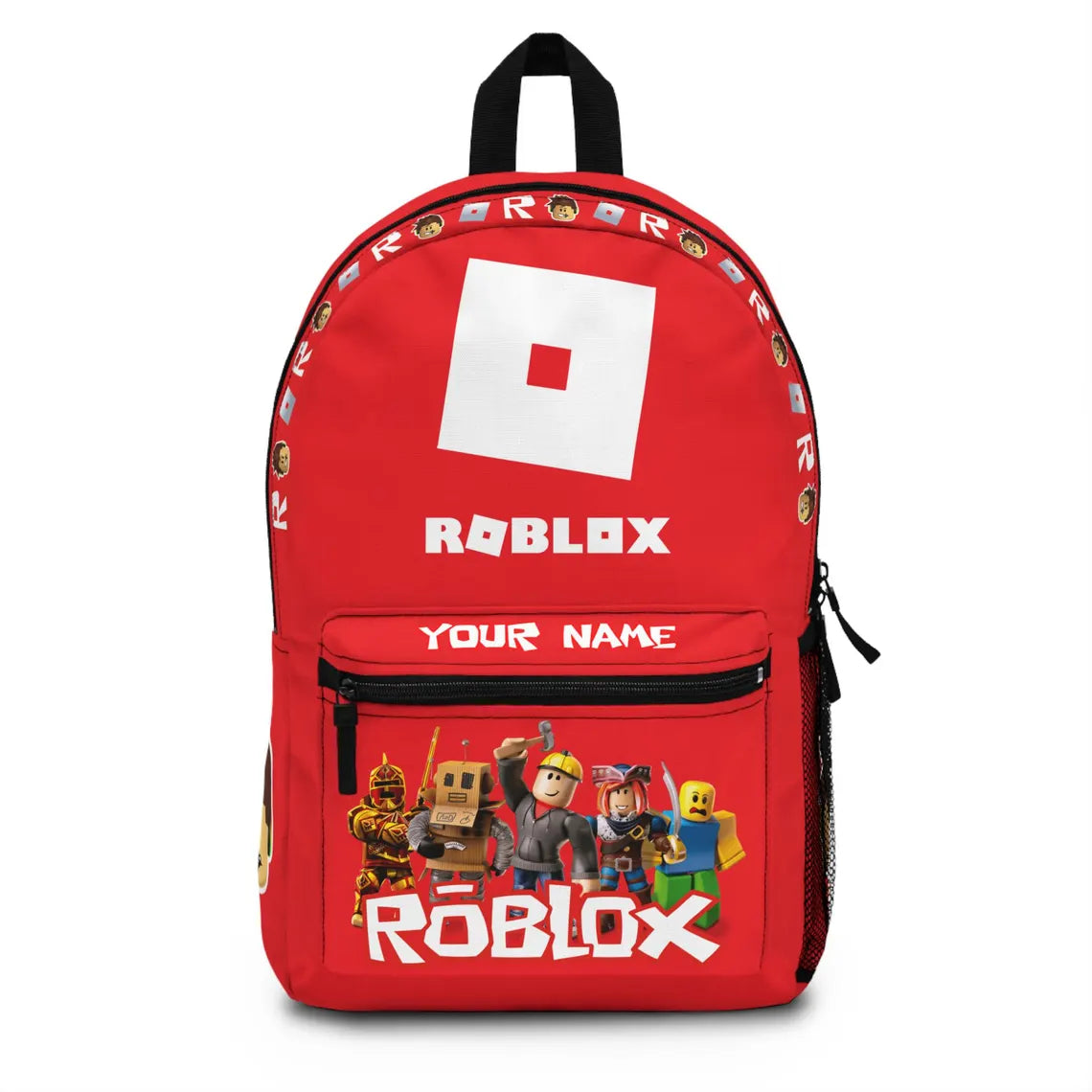 Personalized Roblox Backpack Team Red