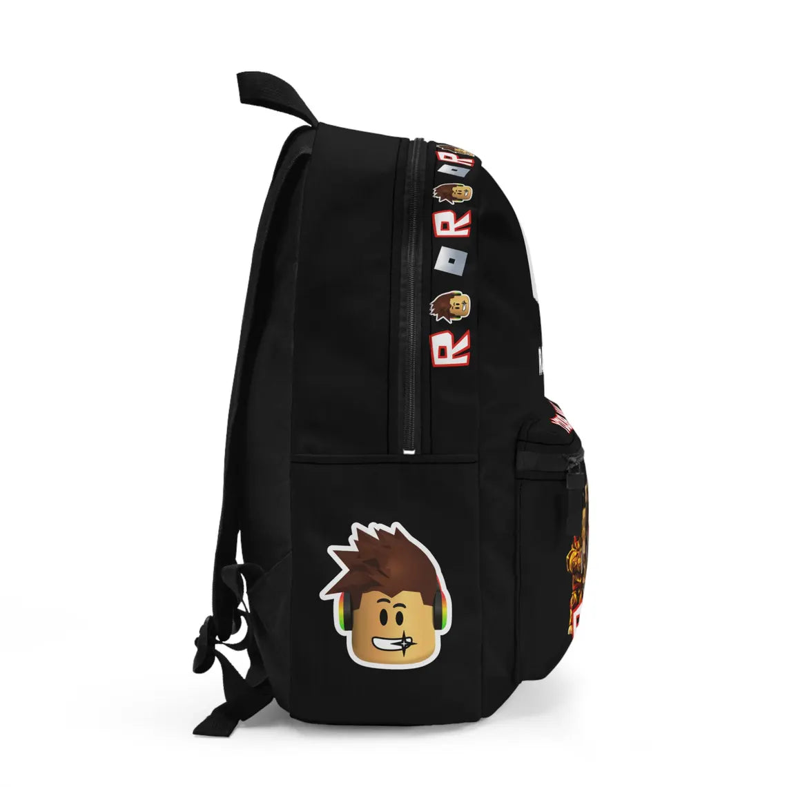 Personalized Roblox Backpack Team Black