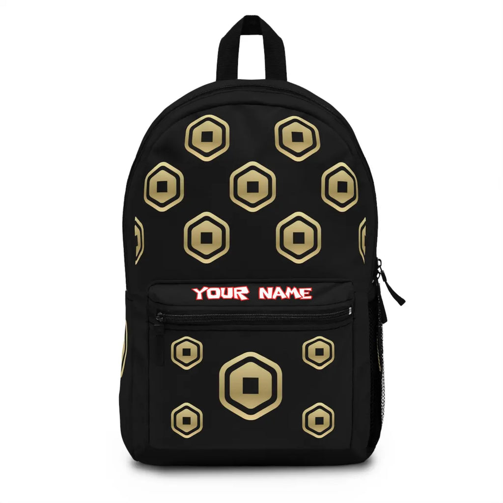 Personalized Roblox Backpack Robux Gold
