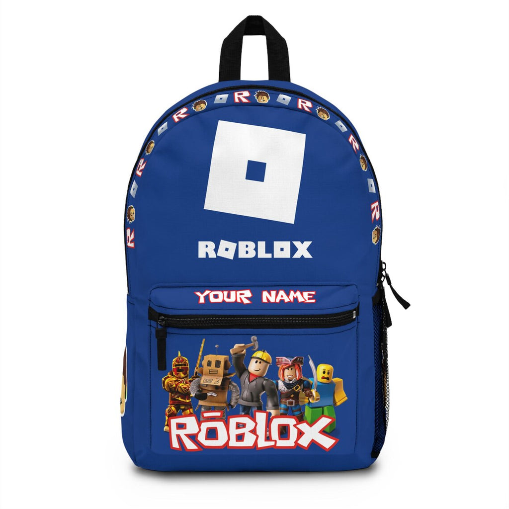 Personalized Roblox Backpack Blue