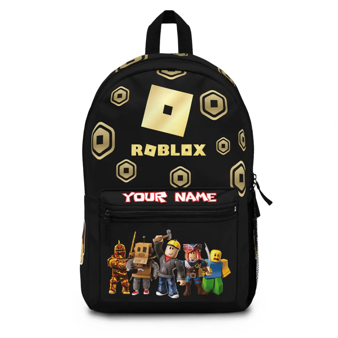 Personalized Roblox Backpack Robux Double Gold
