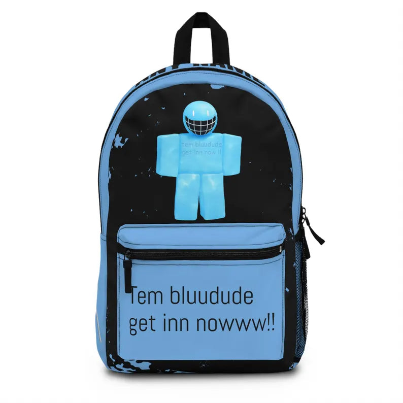 Personalized Roblox Backpack Robux  blue bludddd